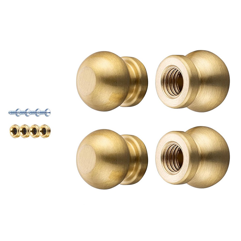 Display Risers Set - Messing Bordenvoetjes Set van 4 voor