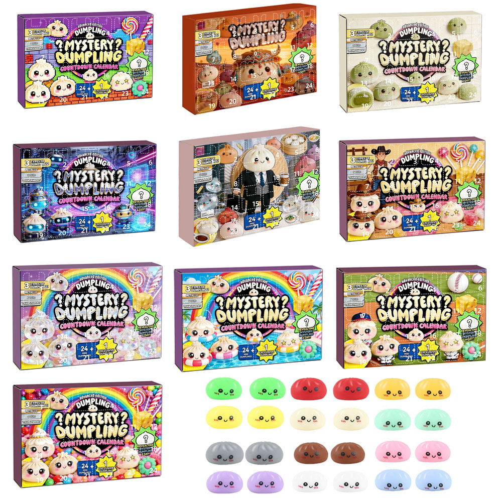 Mystery Box Blind Bag - Verrassings Dumpling Blind Box Countdown Kalender