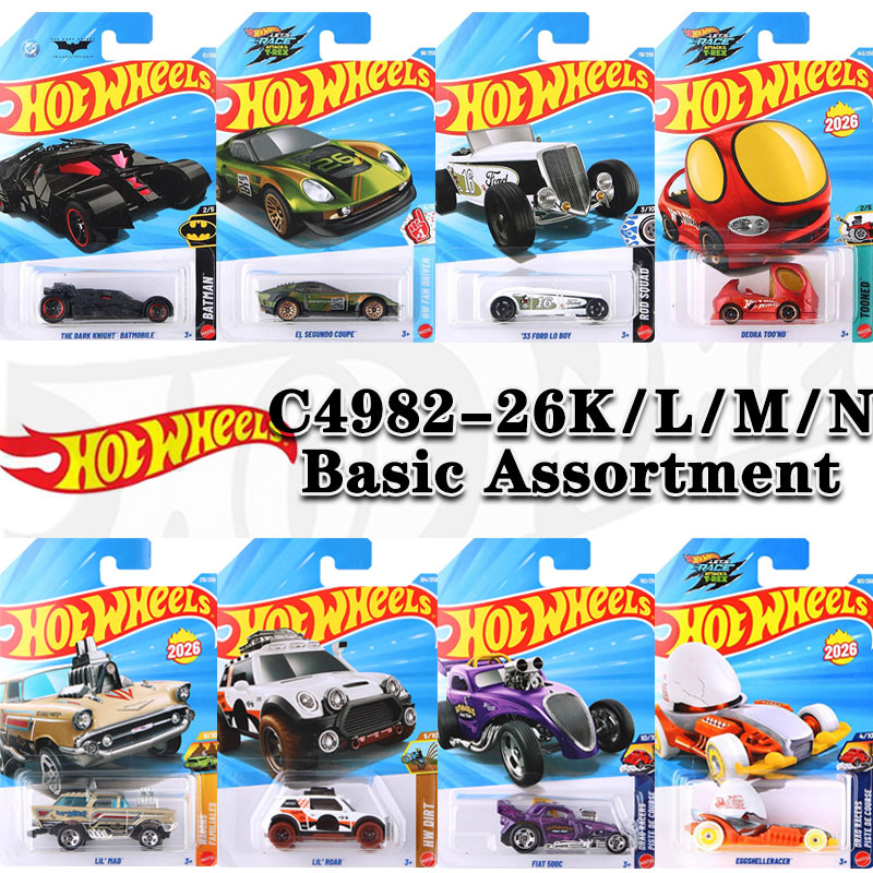 Die Cast Car 1 64 - Hot Wheels C4982-2026 Collectie, 1:64 Diecast