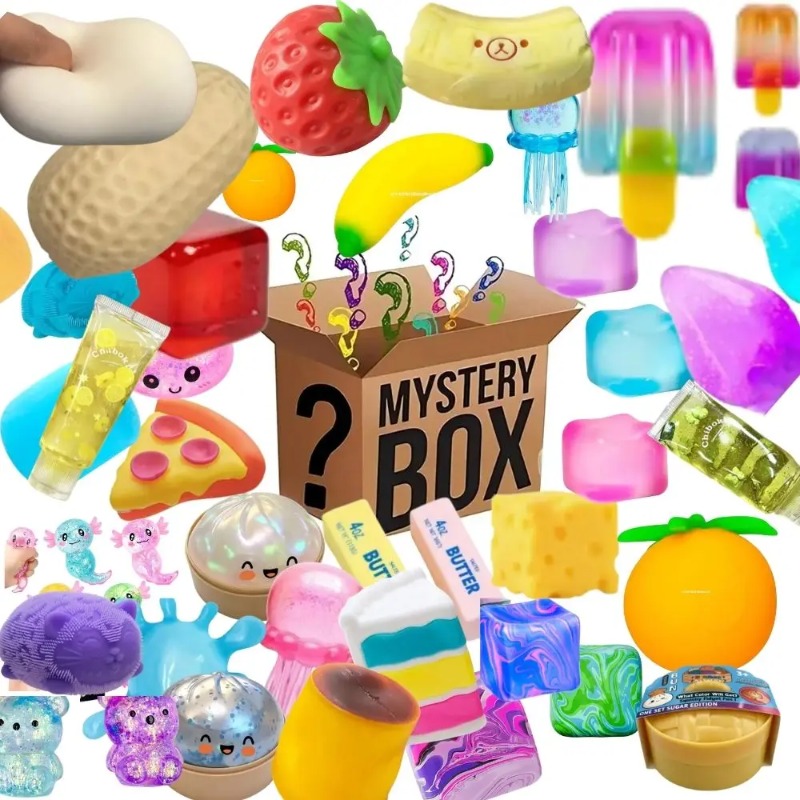 Mystery Box Blind Bag - 100+ stuks verrassingsdoos, diverse nieuwe squishy