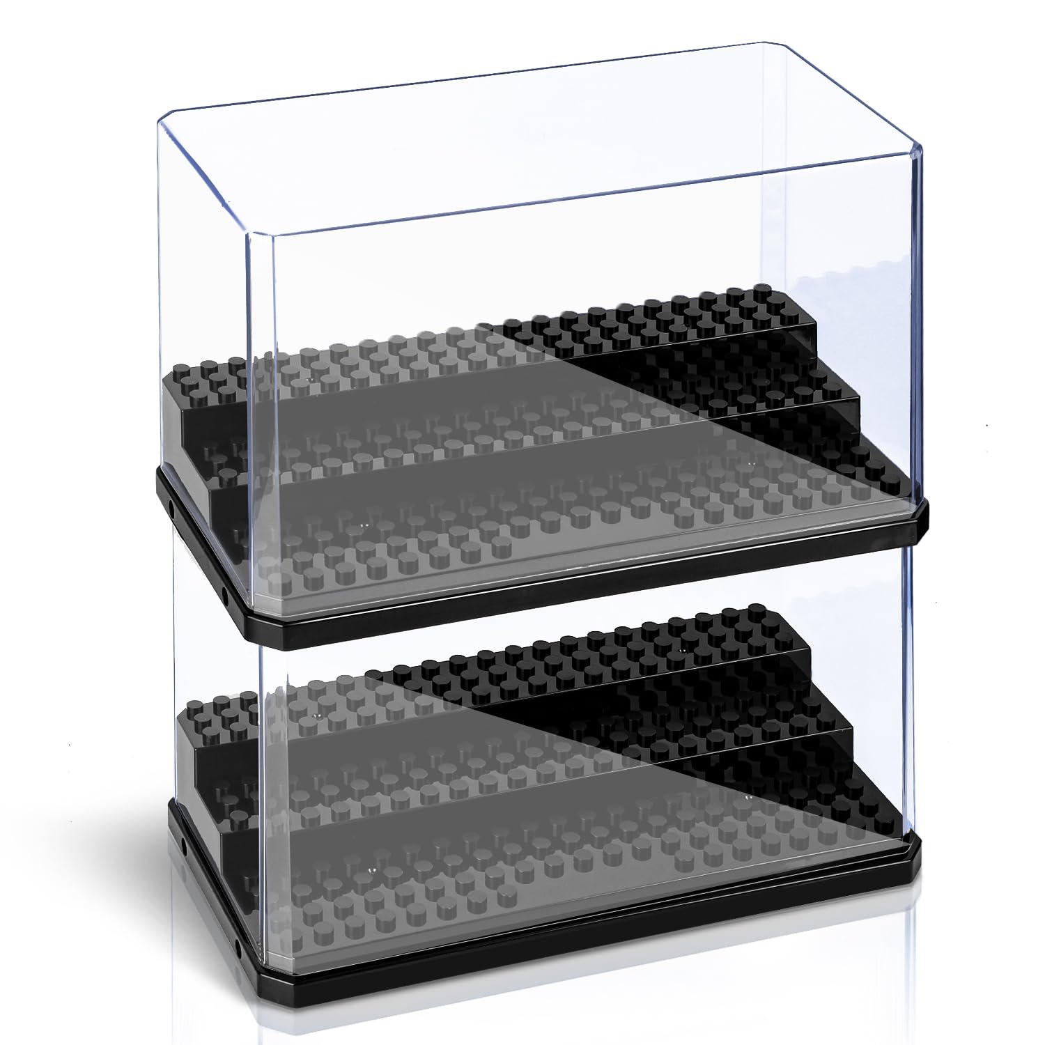Lego Minifigure Holder - Acryl minifiguren displaykast, stapelbaar en stofdicht