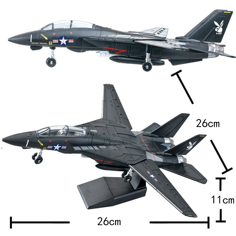 Model Airplane Plastic - 1/72 Schaal F-14 Tomcat Jachtvliegtuig Speelgoed