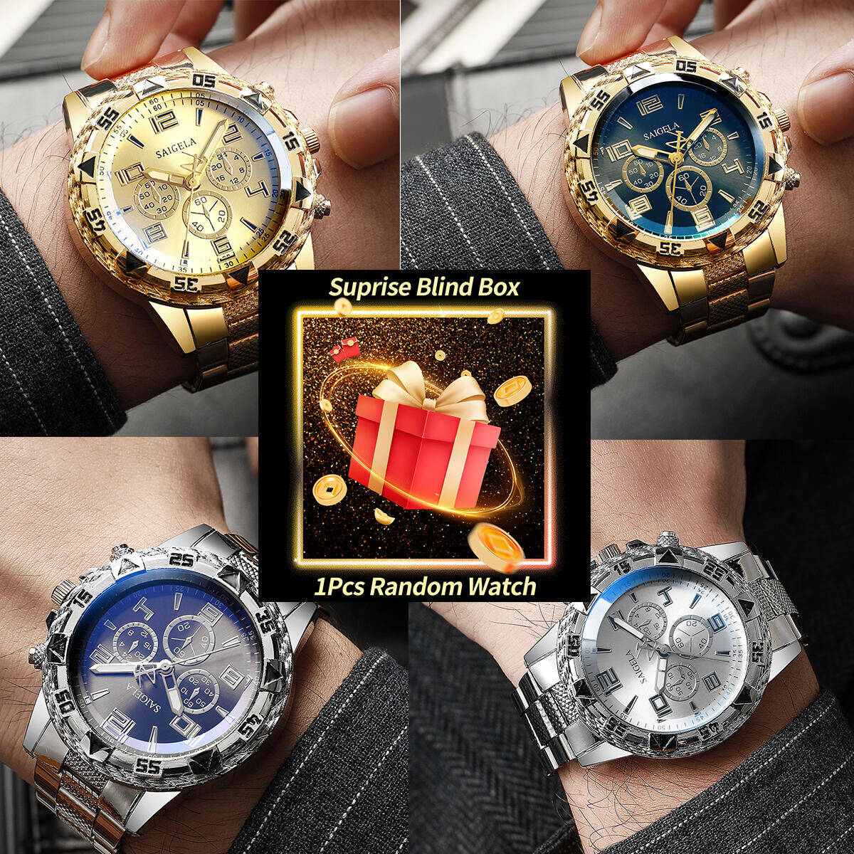 Mystery Box Blind Bag - 1PC Verrassing Mystery Horloge Blind Box-Mannen