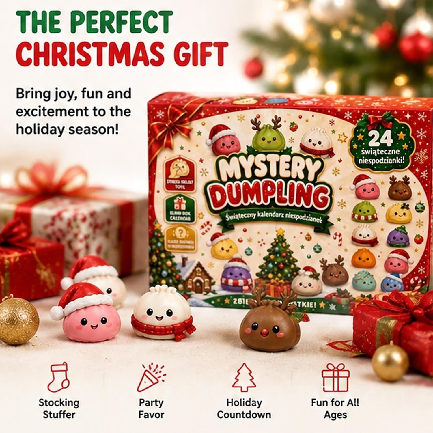 Mystery Box Blind Bag - 2026 Kerst Verrassing Adventskalender Blind Box,