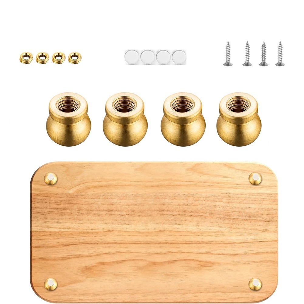 Messing Bordenvoetjes Set van  - Display Risers Set recensie en prijs