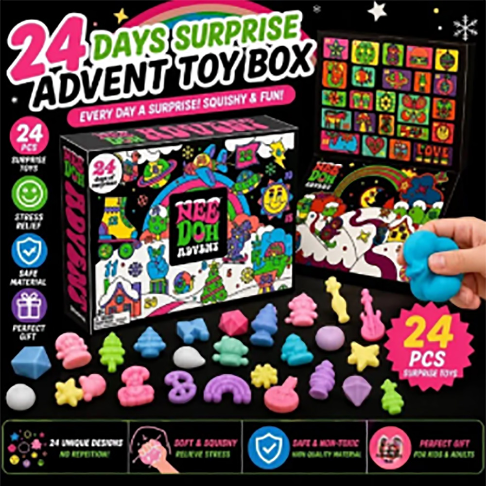 24 stuks Nee-Doh Squish Fidget - Mystery Box Blind Bag recensie en prijs