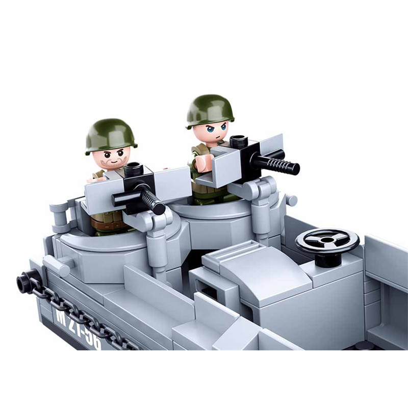 Sluban Ww2 Us Militair Higgins - Lego Minifigure Holder recensie en prijs