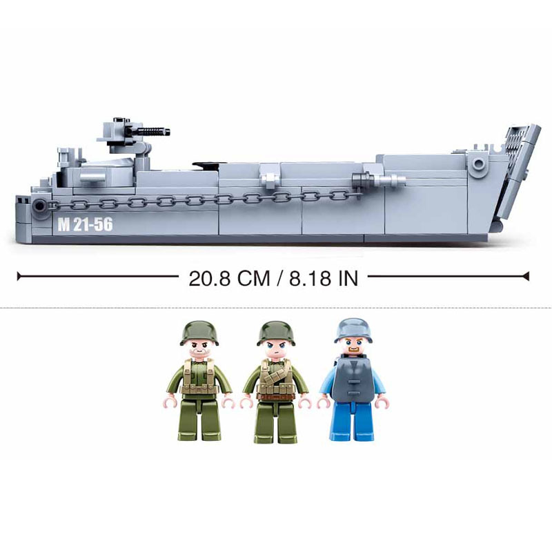 Sluban Ww2 Us Militair Higgins - Lego Minifigure Holder recensie en prijs