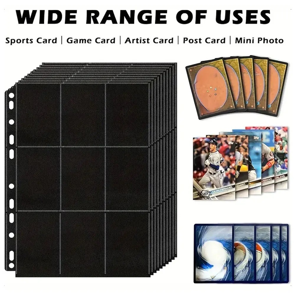 10-pack zwarte A4-tradingcard- - Pokemon Binder Card recensie en prijs