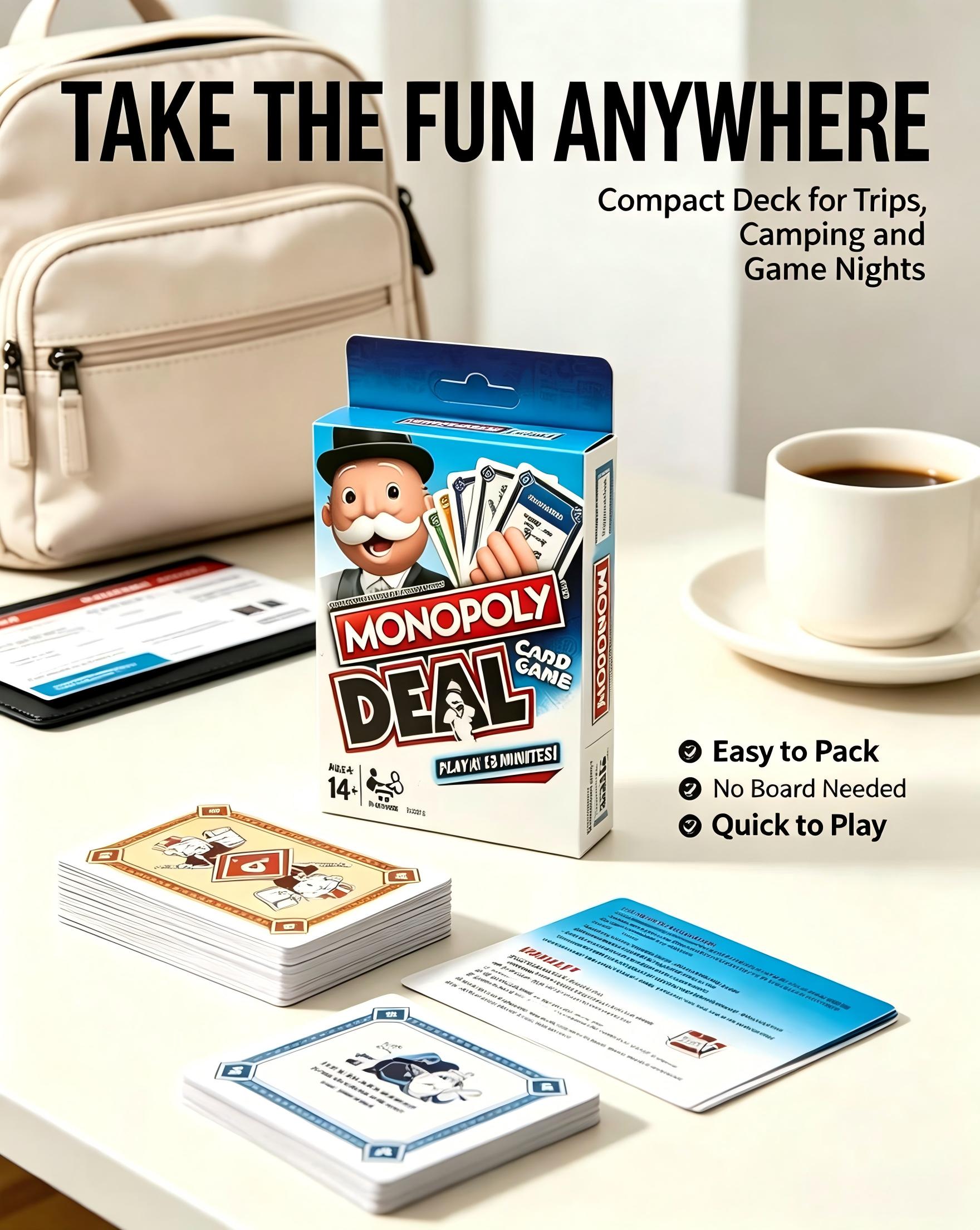 Hasbro Monopoly Deal kaartspel - Hasbro Game Monopoly recensie en prijs
