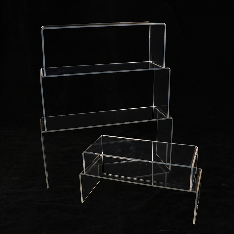 U-vormige helder acryl display - Display Risers Set recensie en prijs