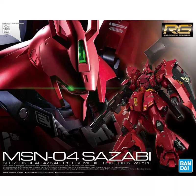 Bandai Originele MSN-04 SAZABI - Bandai Model Gundam Rg recensie en prijs